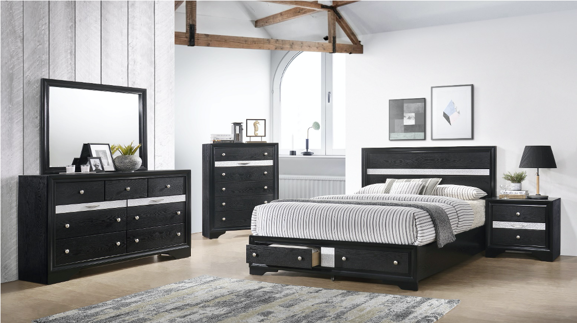Black Storage Bedroom set