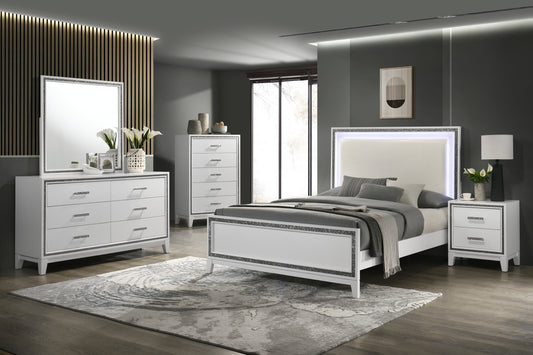 Tala White  6pc Bedroom Set