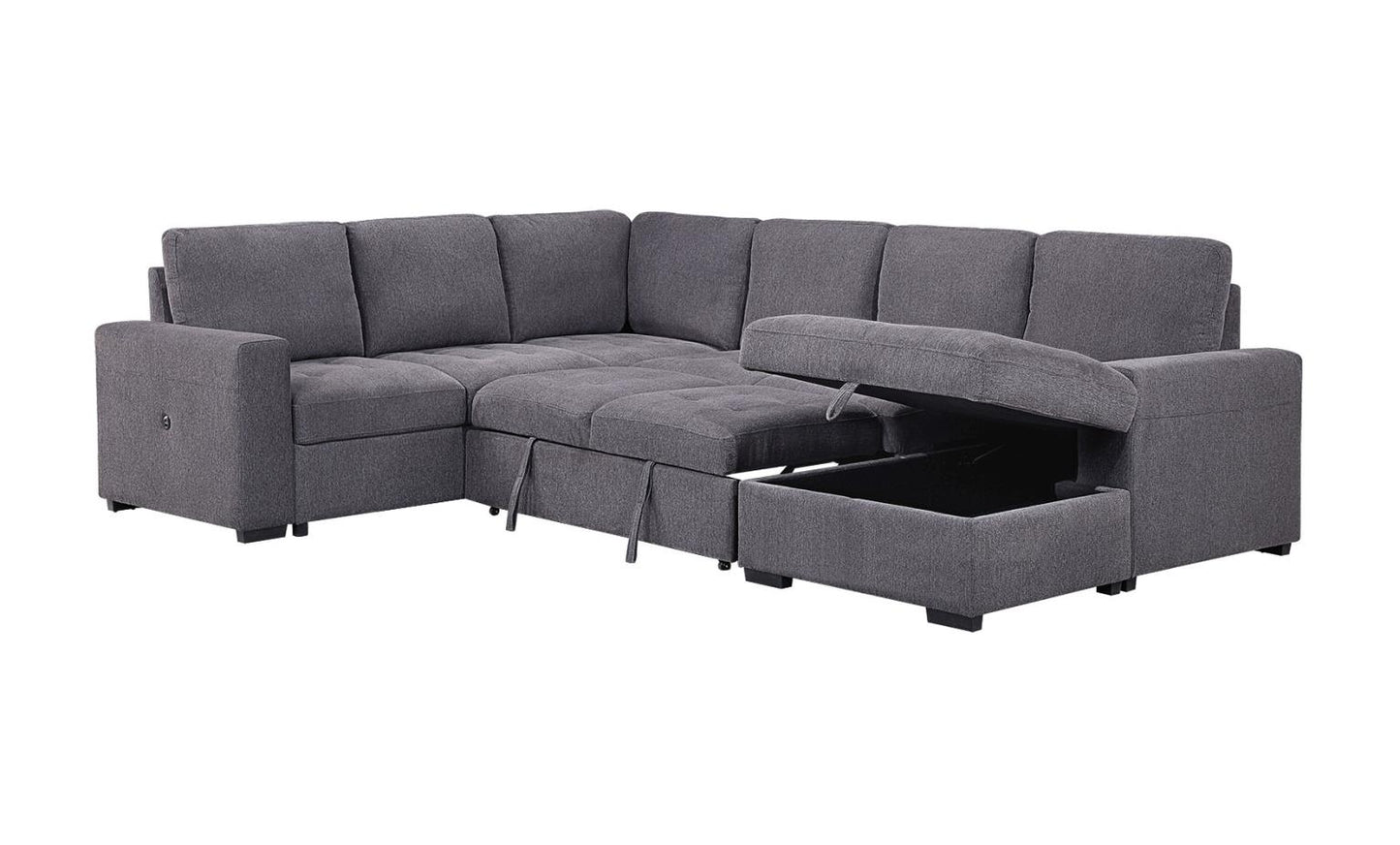 Lary Grey sleeper sectional