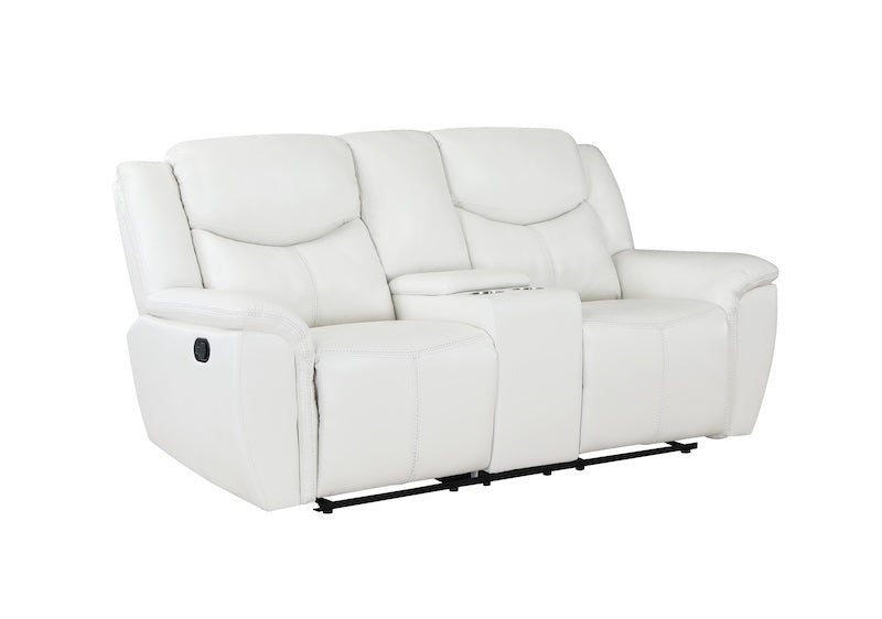 Eric White Sofa and Loveseat