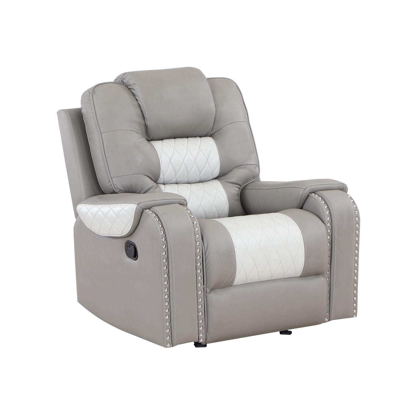 Harlow Grey and white Sofa and Loveseat