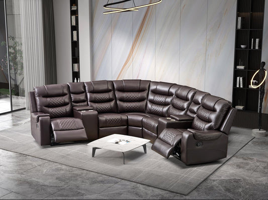 Victor Brown 3pc reclining sectional