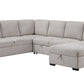 Larry Beige sleeper sectional sofa