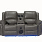 Cesar grey recliner sofa and loveseat