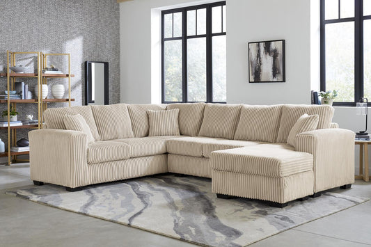 Tate ivory 3pc sectional
