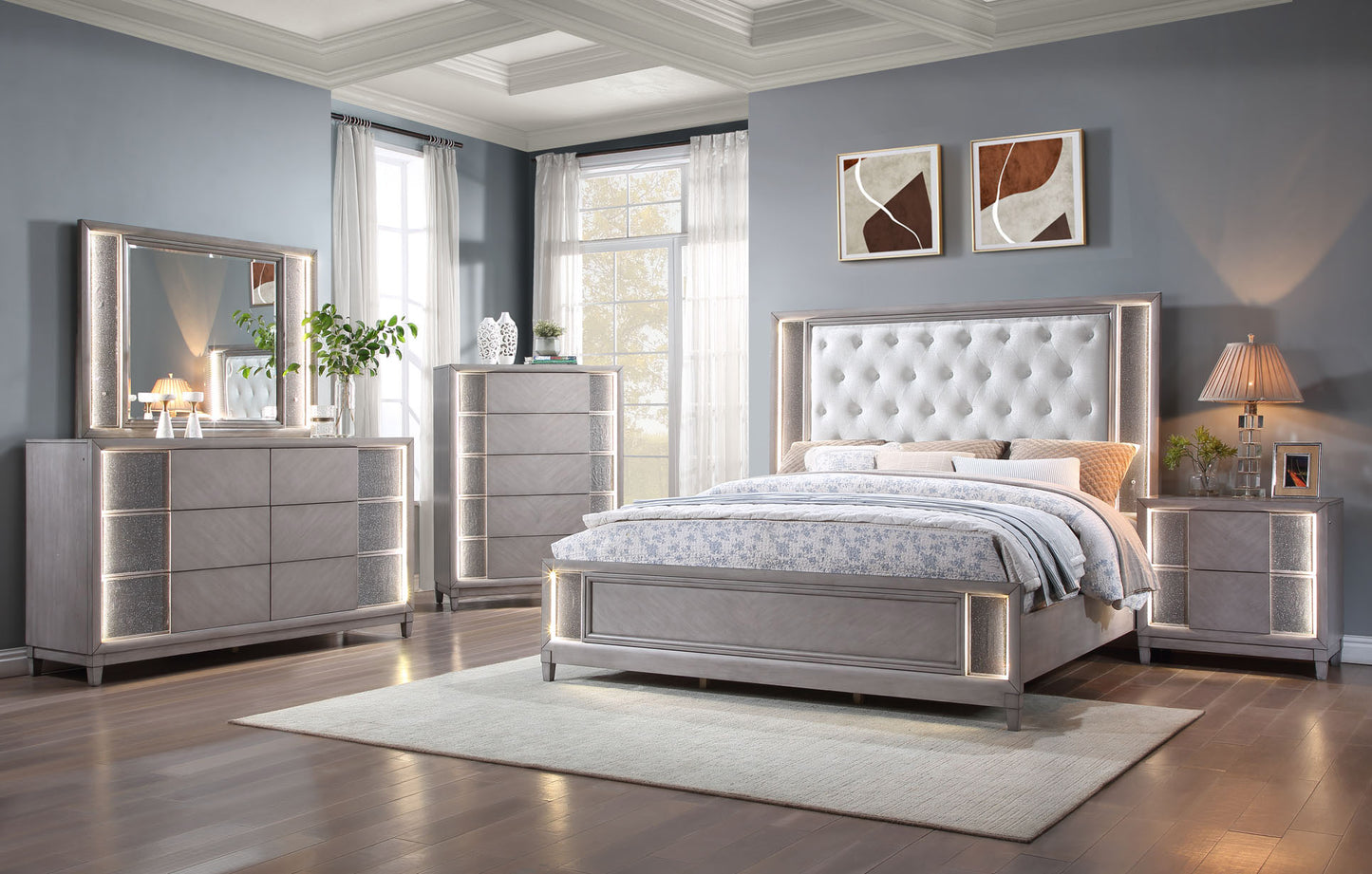 Asia 4pc Bedroom Set