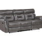 Andrea Grey recliner Sofa and loveseat