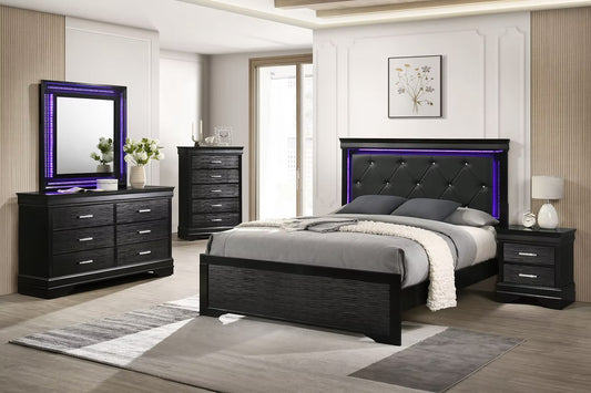 Nora Black Bedroom set
