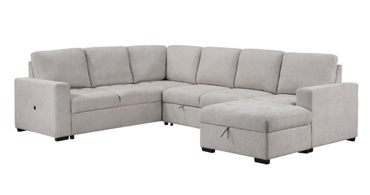 Lary Beige sleeper sectional