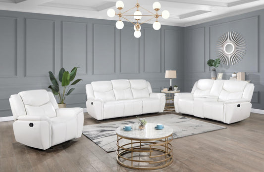 Eric White Sofa and Loveseat