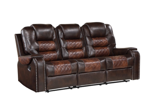 Harlow brown Sofa and Loveseat