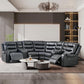 Victor Black 3pc- Sectional Recliner