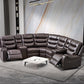 Victor Brown 3pc- Sectional Recliner