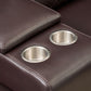 Victor Brown 3pc- Sectional Recliner