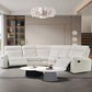 Cruz white 3pc- Sectional Recliner