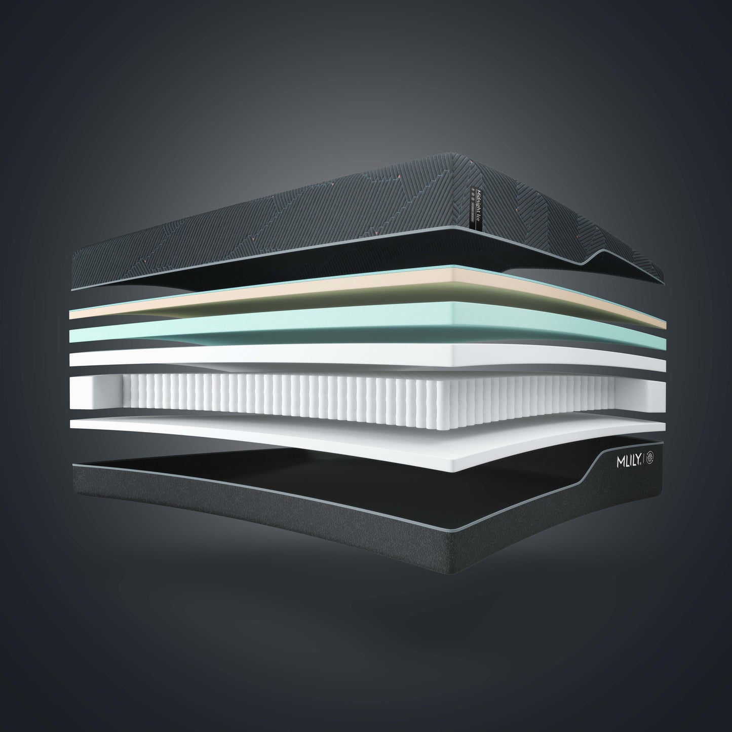 Midnight Ice 1.0 Firm  14" Hybrid Mattress