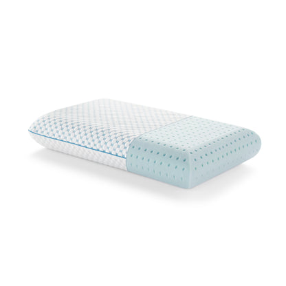 WEEKENDER PRODUCTS GEL MEMORY FOAM PILLOW + REVERSIBLE COOLING COVER Queen size